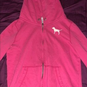 Victoria Secret Pink Zip Up Hoodie
